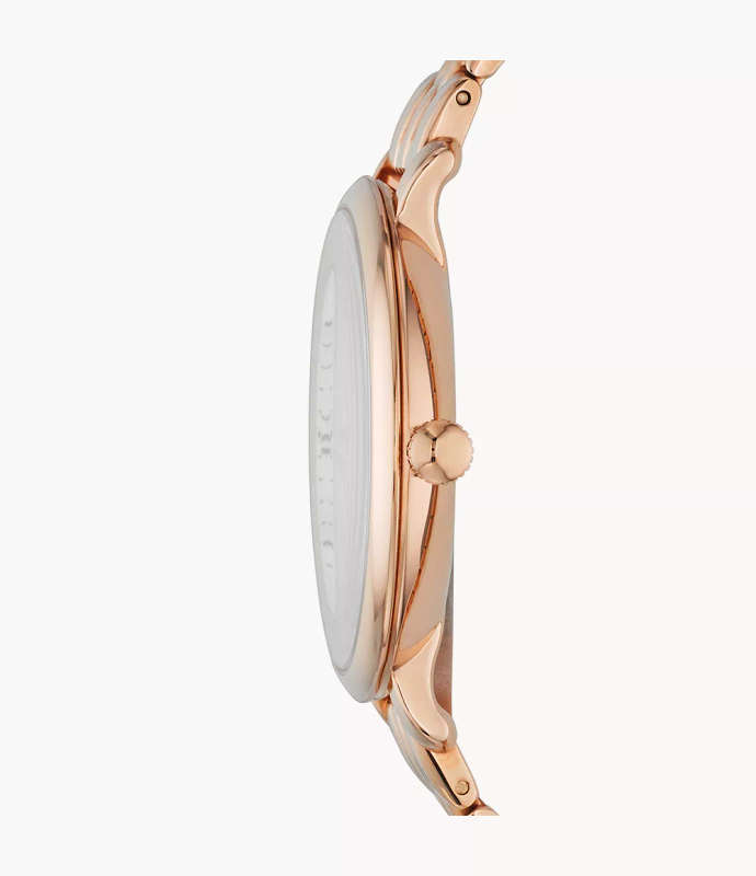 Fossil Jacqueline Rose Gold Watch & Bracelet Set (ES5252SET)