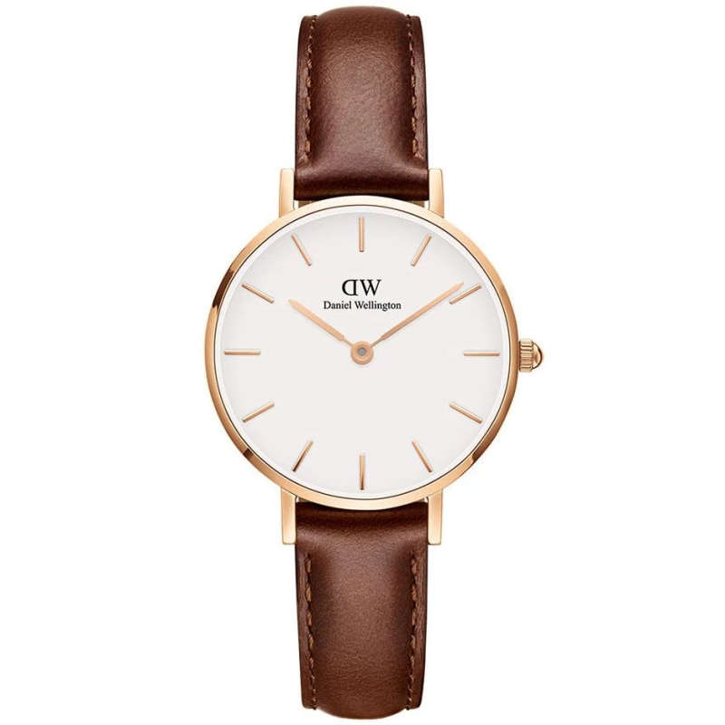 Daniel Wellington Women's Watch - St. Mawes Brown Leather (DW00100231)