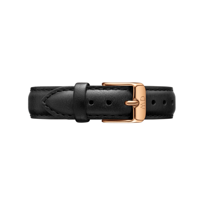 Daniel Wellington Women's Watch - Sheffield Brown Leather (DW00100230) - Rose Gold Case, white dial