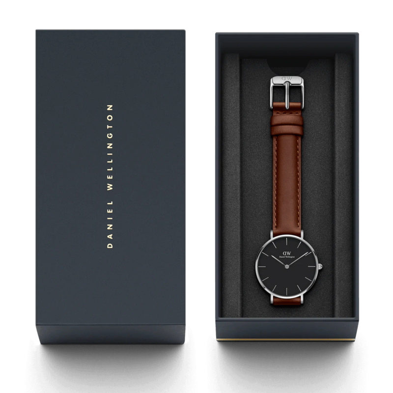 Daniel Wellington Women's Watch - St. Mawes Brown Leather (DW00100237)