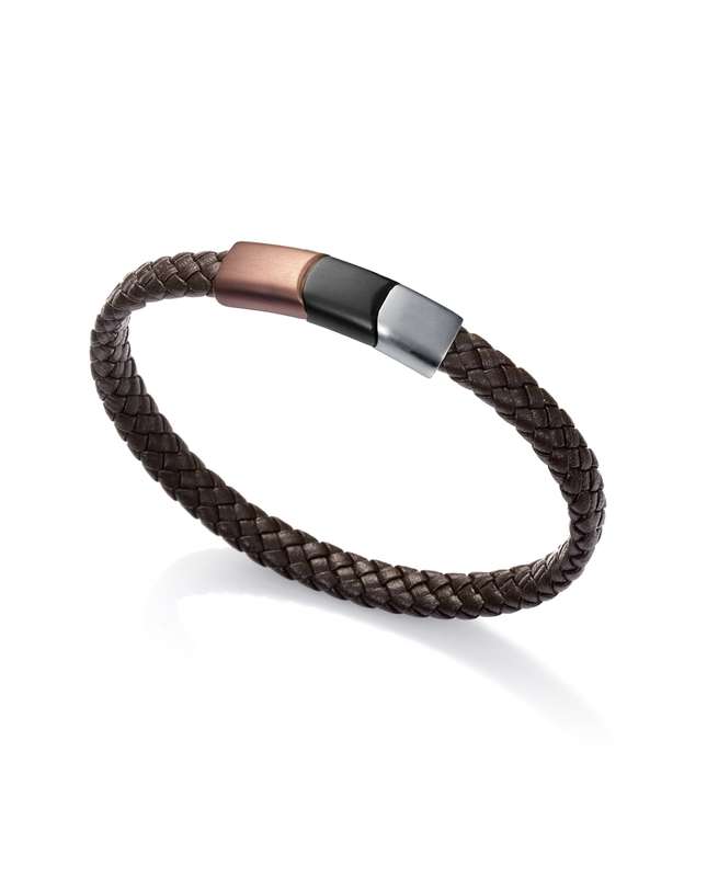 Viceroy Jewels Men's Leather Bracelet (1329P09011)