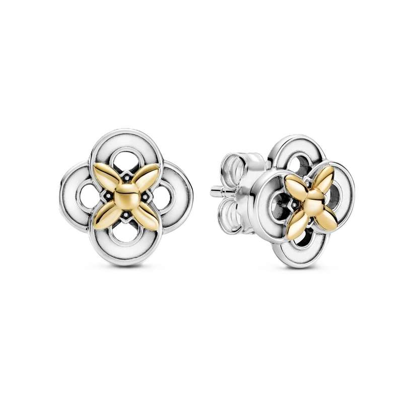 PANDORA JEWELS TWO-TONE FLOWER  (299349C00)