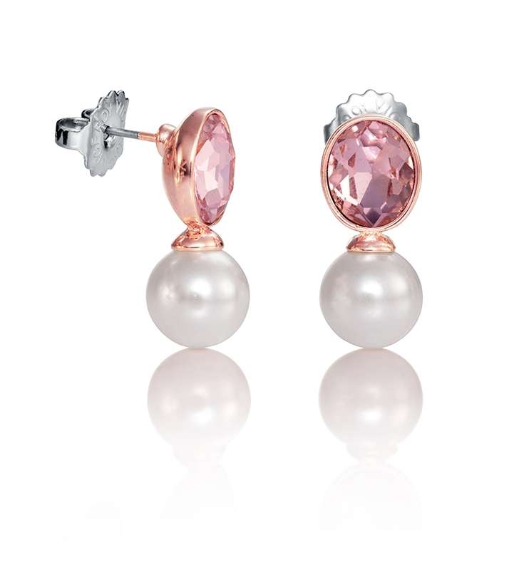 Viceroy Jewels Fashion 3198e19019 - Earrings/Orecchini - Solid Metal - Pearl - Crystal(3198e19019)
