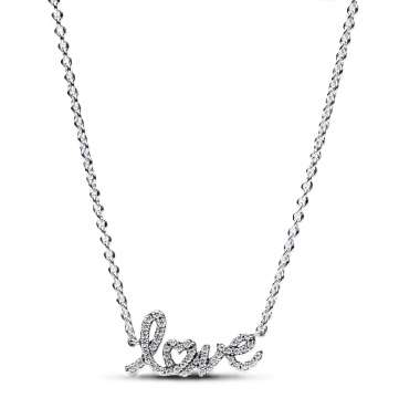 Pandora Jewelry Sparkling Handwritten Love (393076C01-45) Women's JEWELRY