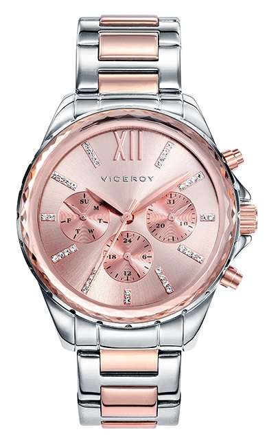 Viceroy Watches Women 40930-73 - Multifunction - 36 Mm - Stainless Steel Case And Bracelet - Wate...
