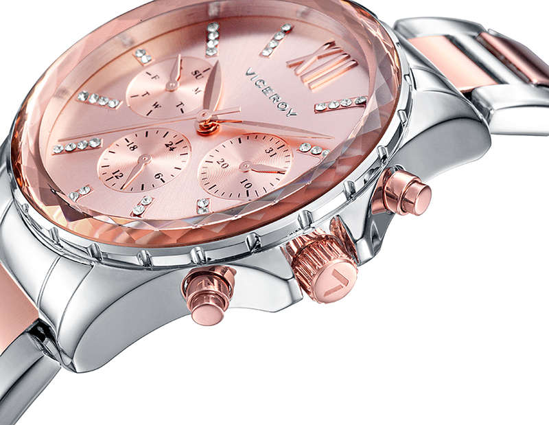 Viceroy Watches Women 40930-73 - Multifunction - 36 Mm - Stainless Steel Case And Bracelet - Wate...