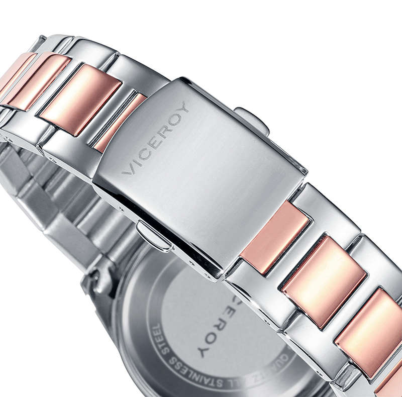 Viceroy Watches Women 40930-73 - Multifunction - 36 Mm - Stainless Steel Case And Bracelet - Wate...