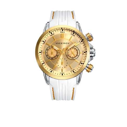 Viceroy Watch Chronograph Steel Sra Strap Viceroy(47824-27)