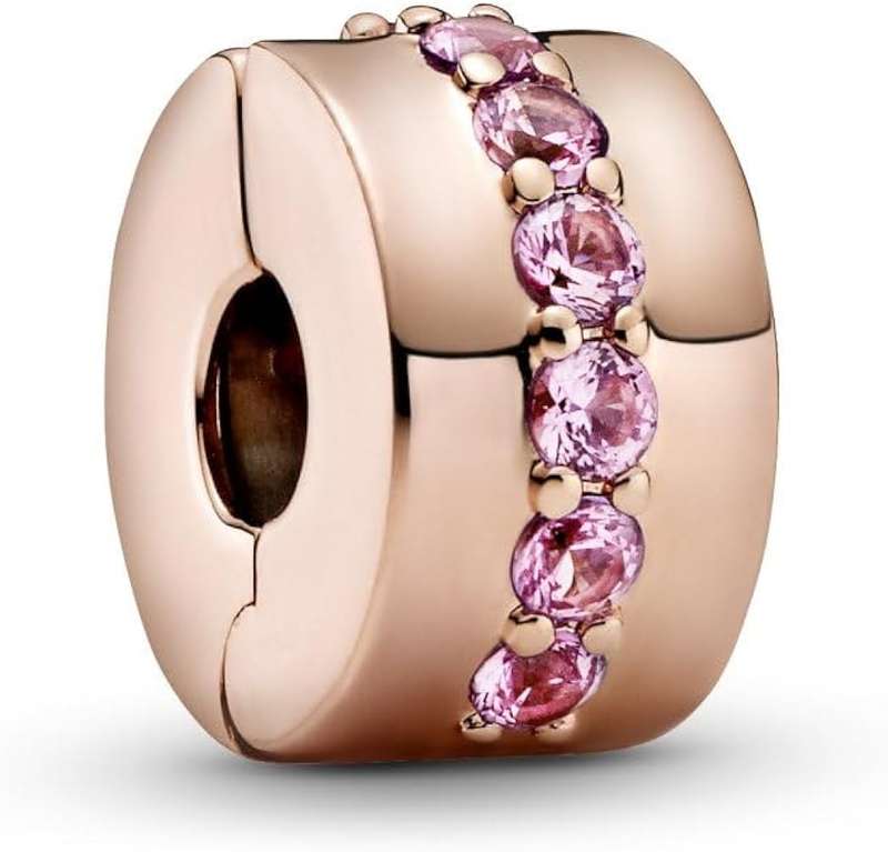 PANDORA CHARMS PINK SPARKLING ROW (781972C01)