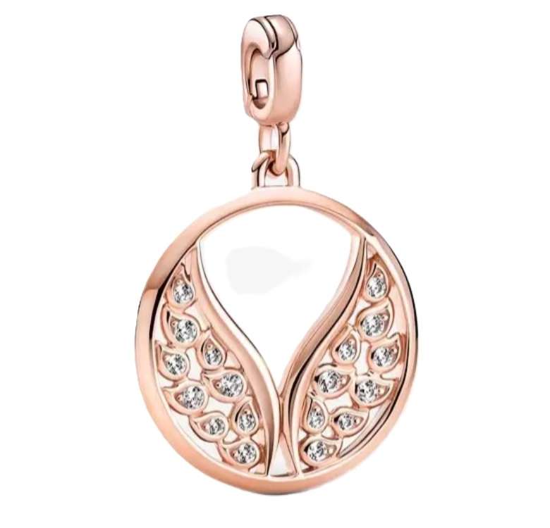 PANDORA CHARMS  BURNING WINGS MEDALLION  (789672C01)