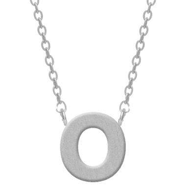 CO88 Jewels Women's Necklace (8CN-11014) - Alphabet Letters Collection