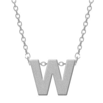 CO88 Jewels Women's Necklace (8CN-11022) - Alphabet Letters Collection