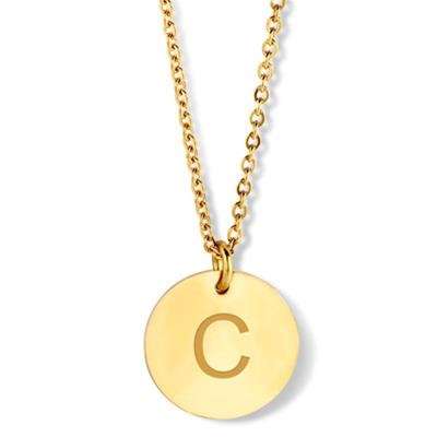 Co88 Jewels Women's Necklace (8cn-11054) - alphabet letters Collection