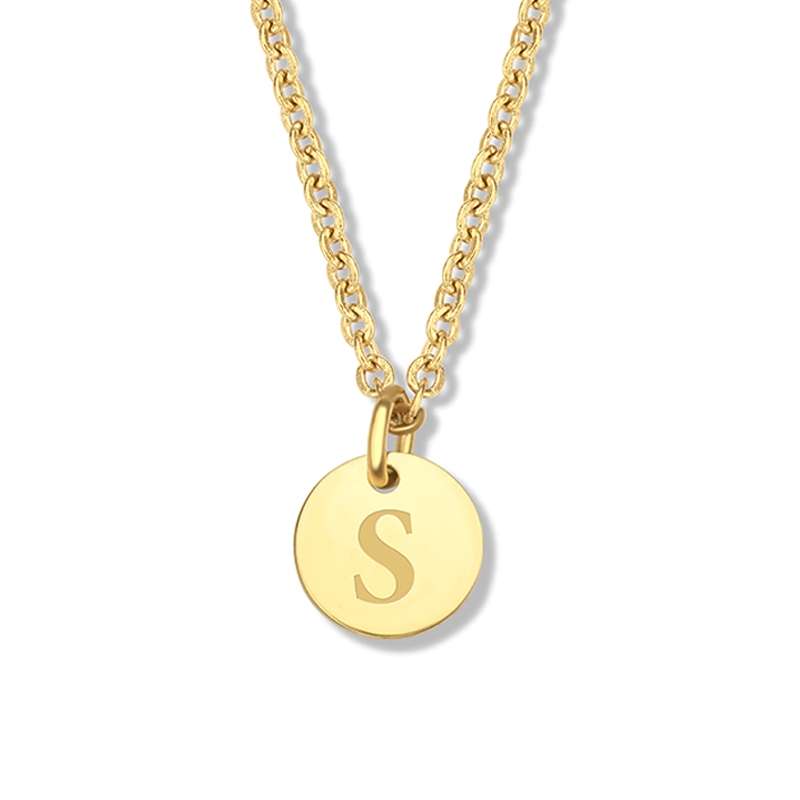 Co88 Jewels Women's Necklace (8cn-26156) - alphabet letters Collection