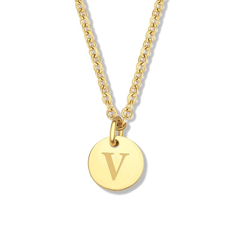 Co88 Jewels Women's Necklace (8cn-26159) - alphabet letters Collection