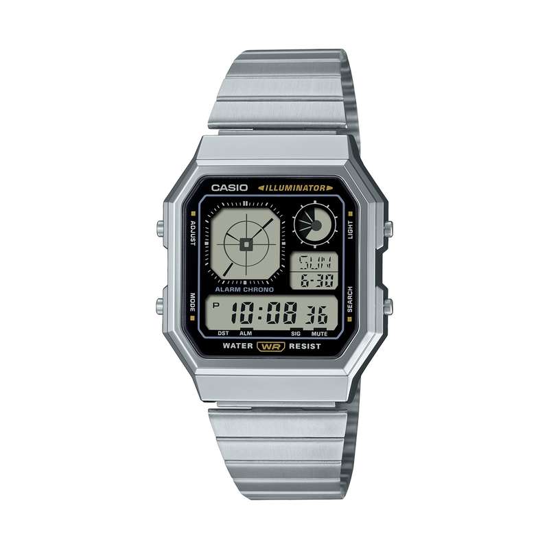 CASIO VINTAGE RETRO FUTURE EDGY COLLECTION - BLACK (A130WE-1AEF)