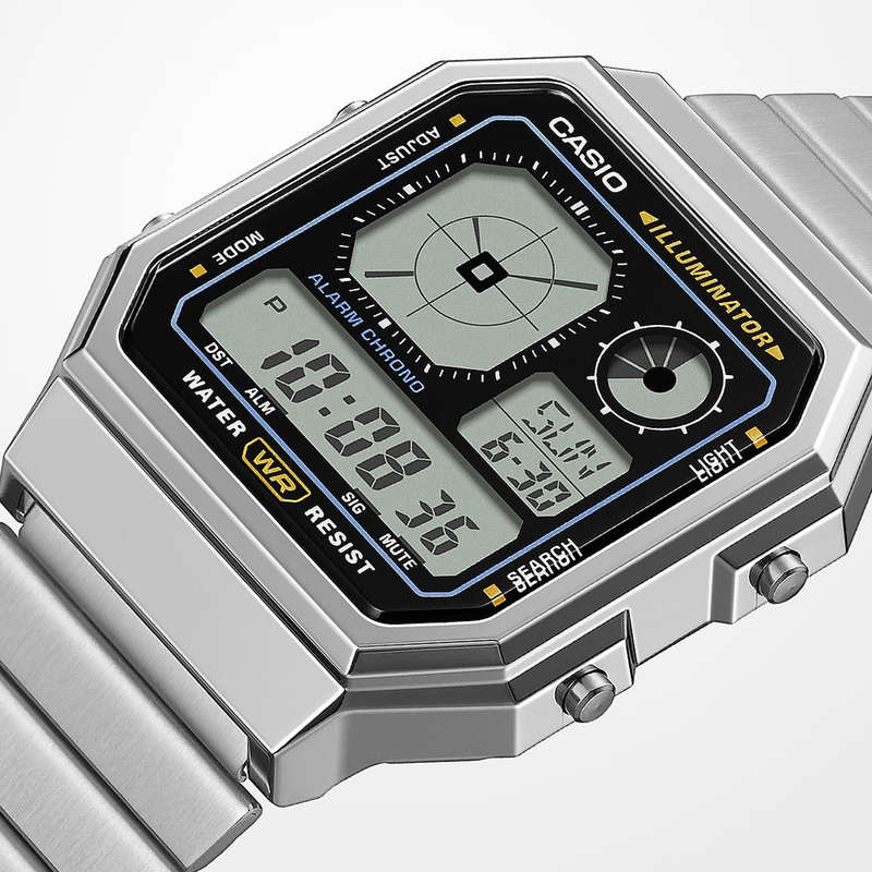 CASIO VINTAGE RETRO FUTURE EDGY COLLECTION - BLACK (A130WE-1AEF)
