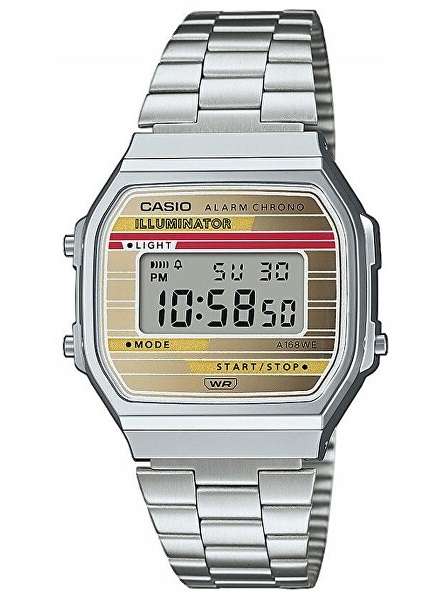 CASIO VINTAGE ICONIC - 50th ANNIVERSARY - MIRROR LOOK (A168WEHA-9AEF)