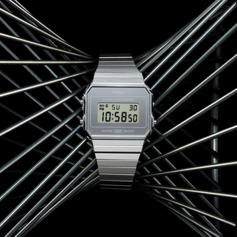 CASIO VINTAGE ICONIC SLIM SILVER (A700WEV-7AEF)