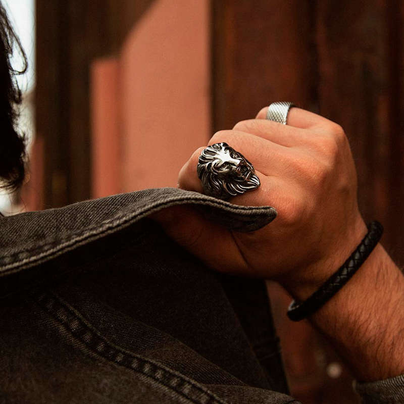 Amen Jewels Men's Ring (AA-ALION1-10)