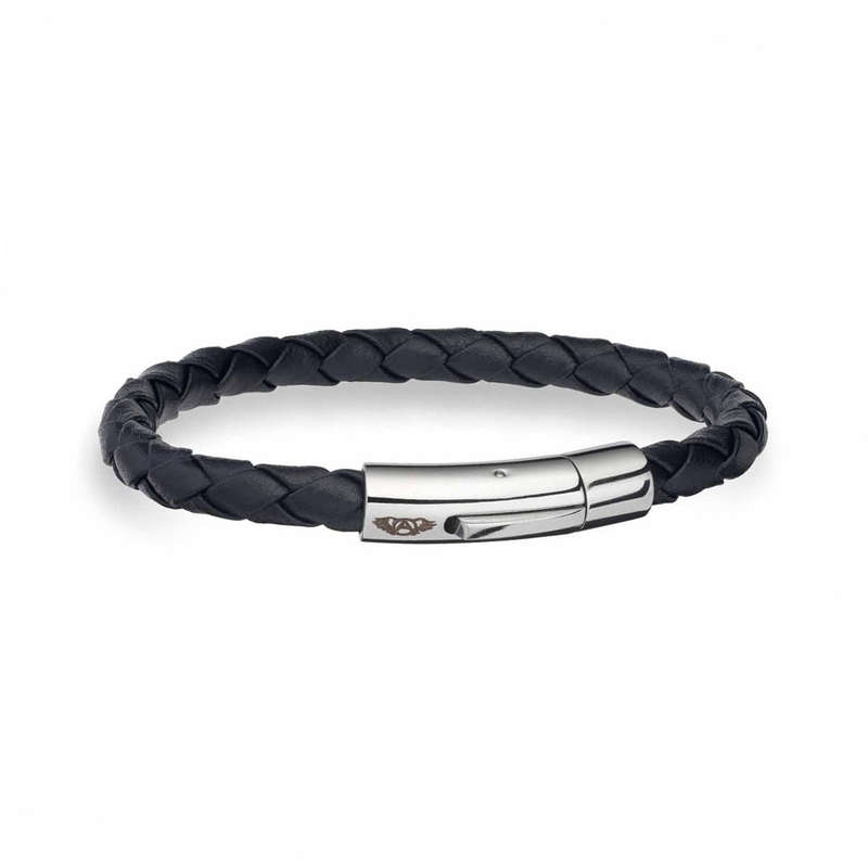 An Jewels unisex leather Bracelet (aa-p210bk-l)