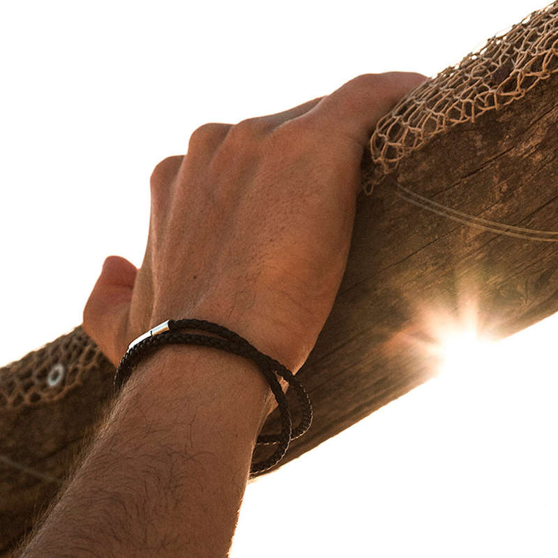 An Jewels Men's Bracelet (aa-p236bl-2m)