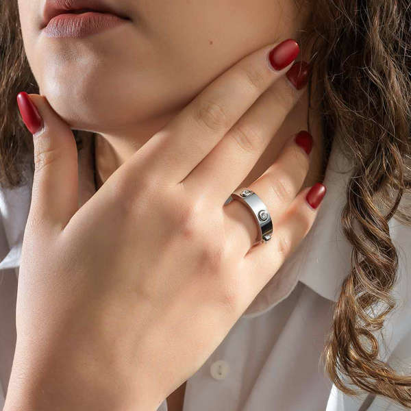 Amen Jewels Women's Ring (AL-RWH01SC-8)