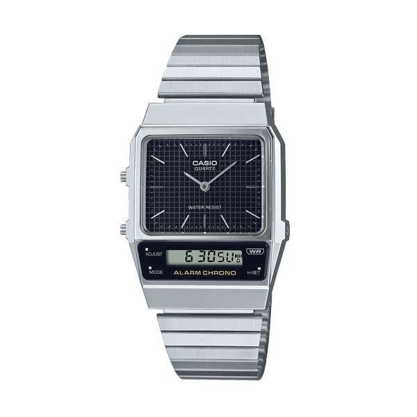CASIO VINTAGE EDGY COLLECTION  RETRO DIAL - BLACK (AQ-800E-1AEF)