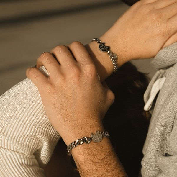 Amen Jewels Men's Bracelet (AV-BWGLB04S)