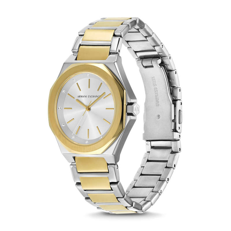 A|X Armani Exchange Women's Watch and Necklace Jewellery Set (AX7161SET) - Andrea Collection