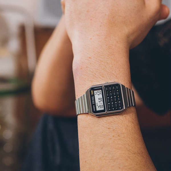 CASIO VINTAGE CALCULATOR EDGY COLLECTION - BLACK (CA-500WE-1AEF)