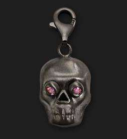 AMBROSINI JEWELS - CHARM ARGENTO 925Â° teschio finitura brunita (CHT 03)