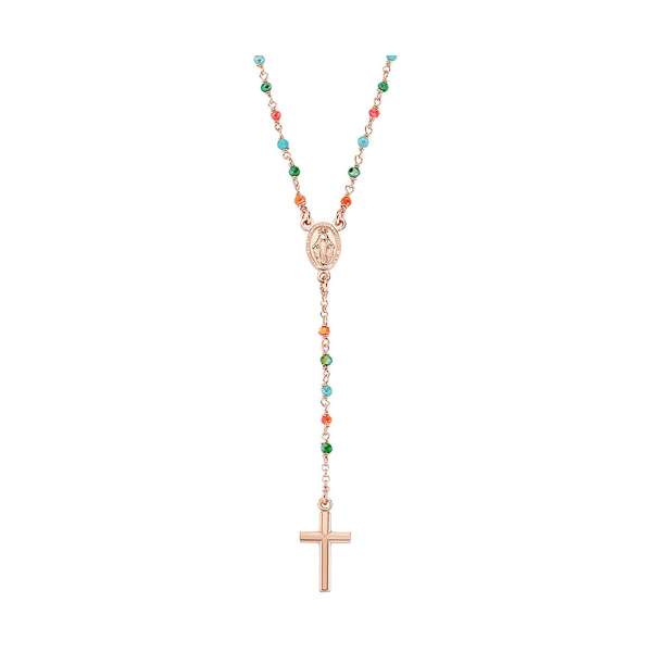 Amen Jewels Women's Cross Necklace Rosary (CRO10RCVT4)