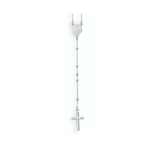 Amen Jewels Women's Cross Necklace Rosary (CRO25B)