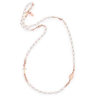 Amen Jewels Women's Cross Necklace Rosary (CRORBZ-M3)
