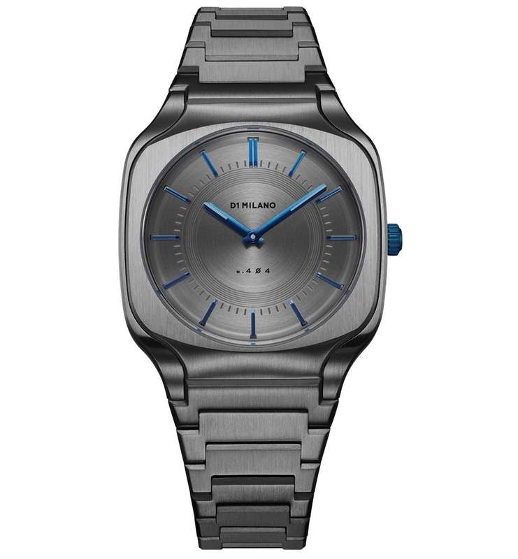 D1 MILANO SQUARE BRACELET TITANIUM (D1-SQBJ02)