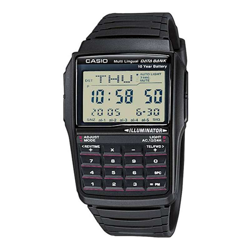 CASIO VINTAGE DATABANK CALCULATOR - BLACK (DBC 32-1ACB)