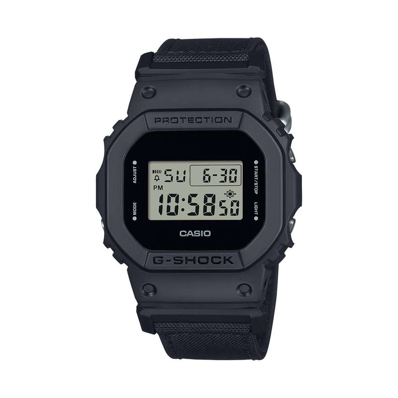 CASIO G-SHOCK THE ORIGIN - BLACK CORDURA ECO FABRIC STRAP SERIE (DW-5600BCE-1ER)