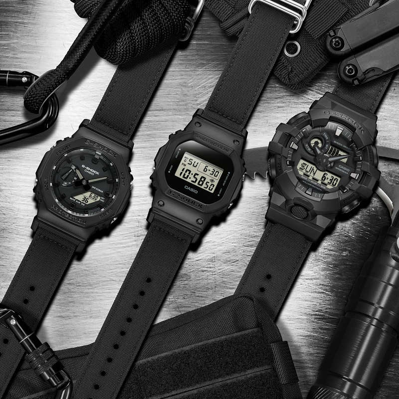 CASIO G-SHOCK THE ORIGIN - BLACK CORDURA ECO FABRIC STRAP SERIE (DW-5600BCE-1ER)