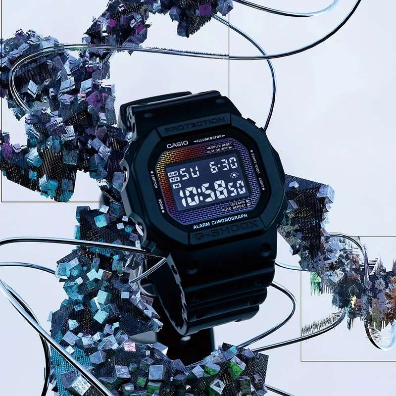 CASIO G-SHOCK THE ORIGIN - RAINBOW BRICK WALL SERIE (DW-5600RW-1ER)