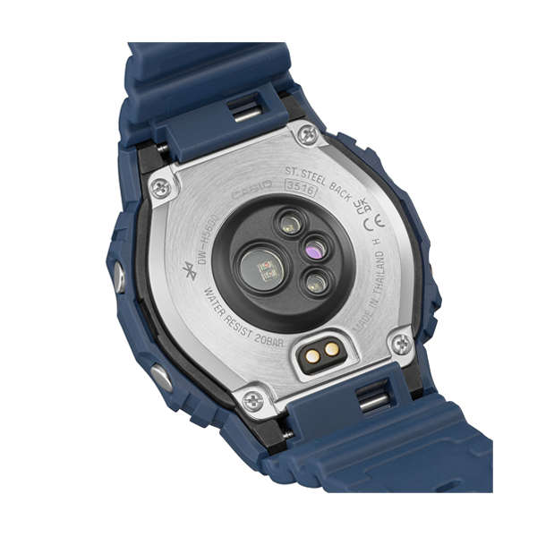 CASIO G-SHOCK G-SQUAD THE ORIGIN Blue w. Metal bezel - HEART RATE SERIE (DW-H5600MB-2ER)