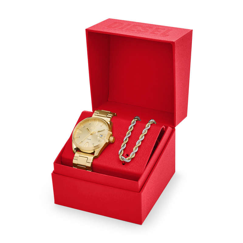 Diesel Mens Watch & Necklace Set (DZ2163SET) - MS9