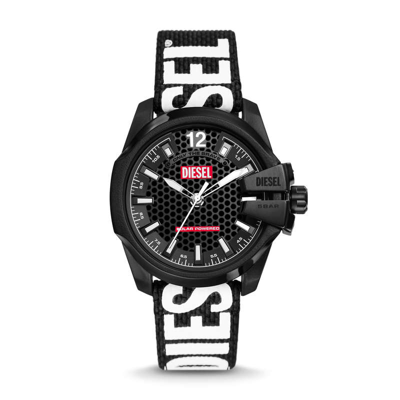 Diesel Baby Chief Solar-Powered Black rPET Men's Watch (DZ4653)
