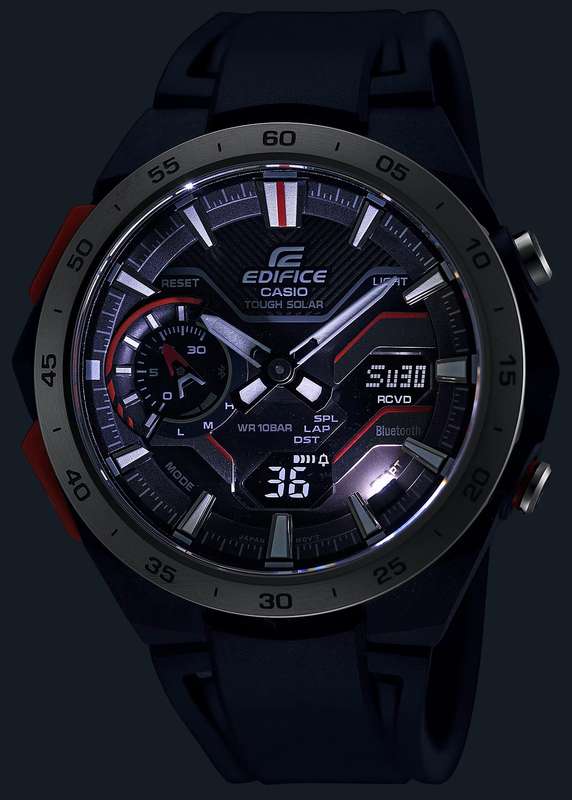 CASIO EDIFICE WINDFLOW - F1 Chronograph. Tough Solar. (ECB-2200P-1AEF)