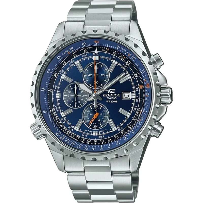 CASIO EDIFICE SLIDE RULE XL CHRONO - BLUE (EF-527D-2AVUEF)