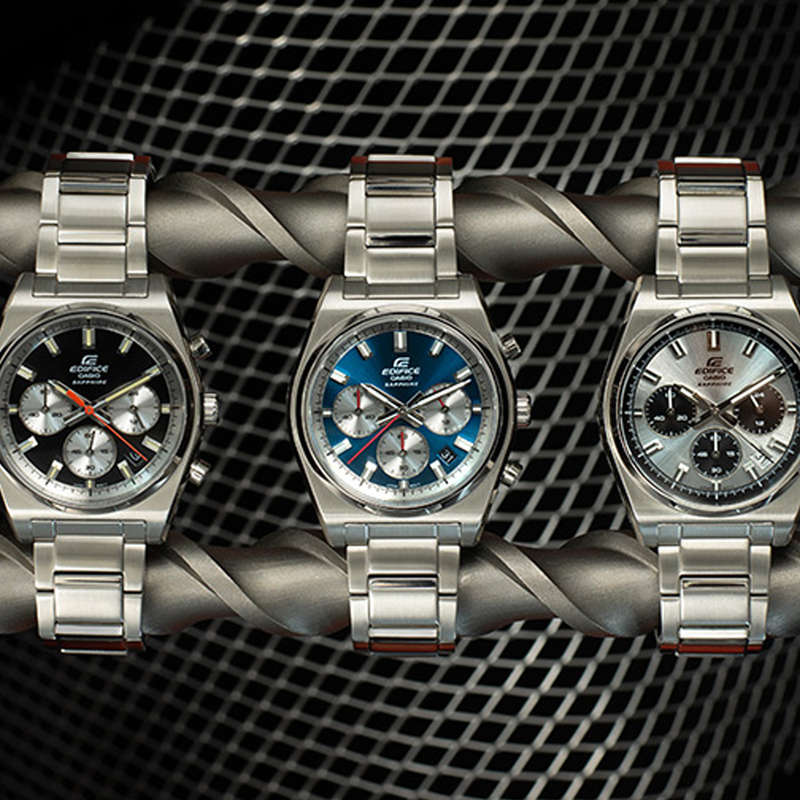 CASIO EDIFICE MOTORSPORT CHRONOGRAPH - SILVER (EFB-730D-7AVUEF)
