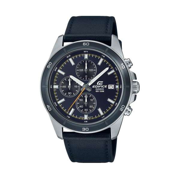 CASIO EDIFICE STANDARD CHRONOGRAPH LEATHER - GREY (EFR-526L-2CVUEF)