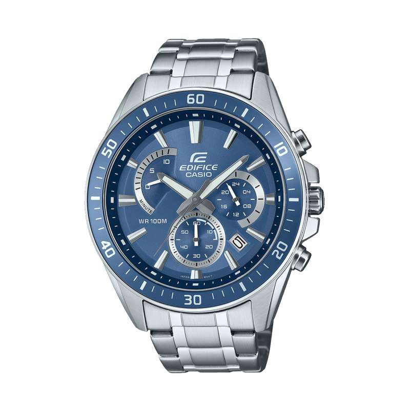 CASIO EDIFICE RETROGRADE CHRONOGRAPH XL - BLUE AVIO (EFR-552D-2AVUEF)