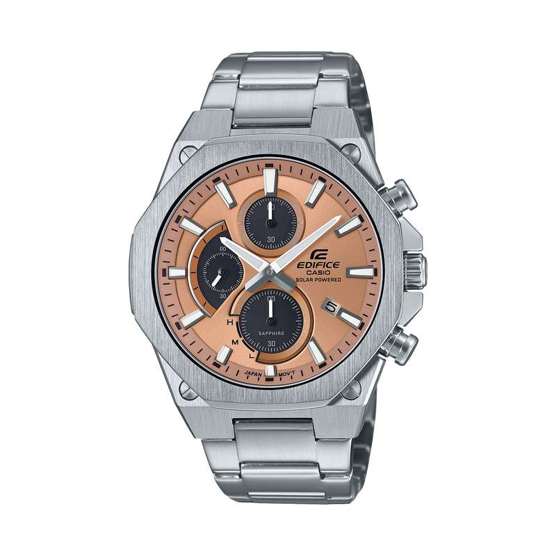 CASIO EDIFICE CHRONOGRAPH SLIM SAPPHIRE - COPPER New! (EFS-S570D-5AUEF)