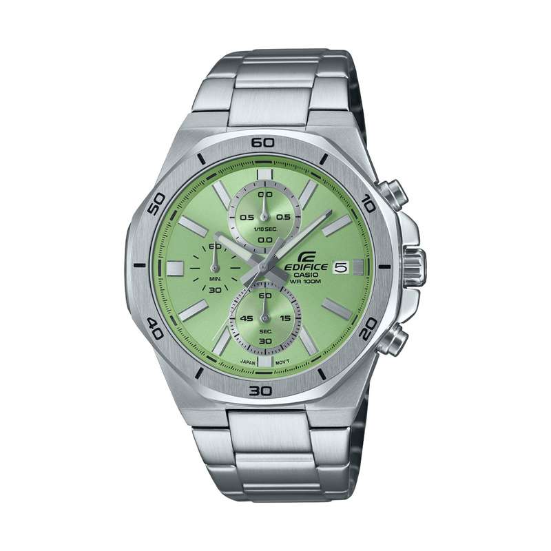 CASIO EDIFICE OCTAGONAL CHRONOGRAPH - GREEN (EFV-640D-3AVUEF)